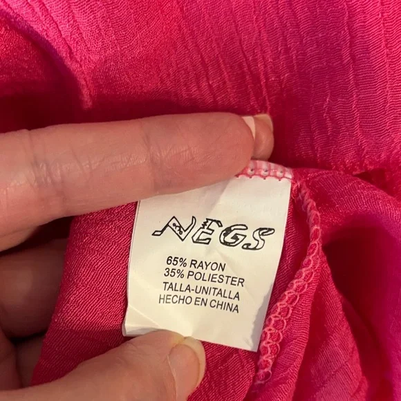 Pink Sleeveless Crochet Fringe Dress - Picture 5 of 7